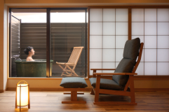 半露天風呂付・和モダン客室