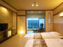 半露天風呂付和ツイン