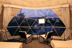 【DOG DOME-ドッグドーム-】4ベッド・直径7ｍドーム型テント