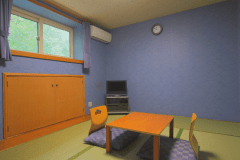 【客室一例】和室。畳のお部屋もペットと一緒に泊まれます。