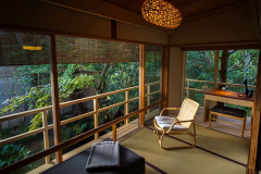 Sorakuan (8 tatami mats + 4 tatami mats + twin bedroom with a natural hot spring cypress bath)