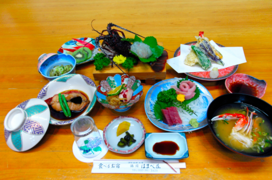 初秋の味覚、地物伊勢海老堪能プラン。(各お一人様に一尾付き。)