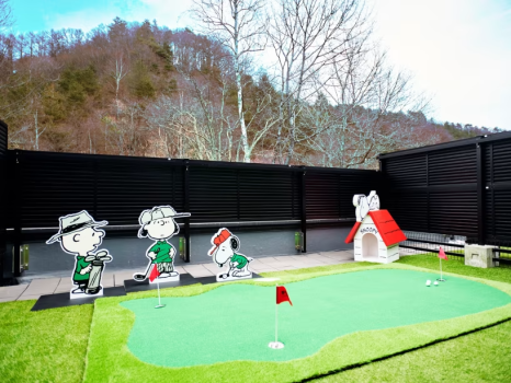【SNOOPY GOLF RETREAT ROOM】スヌーピーの装飾に囲まれたお部屋で素泊りステイ