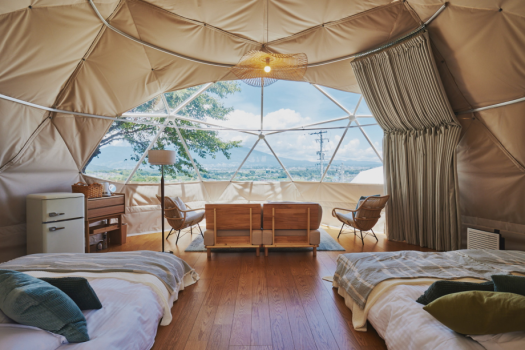 スーペリアドームテント（セミシングル×2　クイーン×1）-34.6㎡