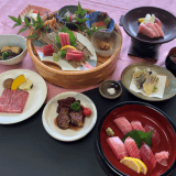 【2食付/鮪プレミアム会席】当館で最も豪華なマグロ尽くしメニュー！なはりの自慢のマグロ料理に舌鼓。