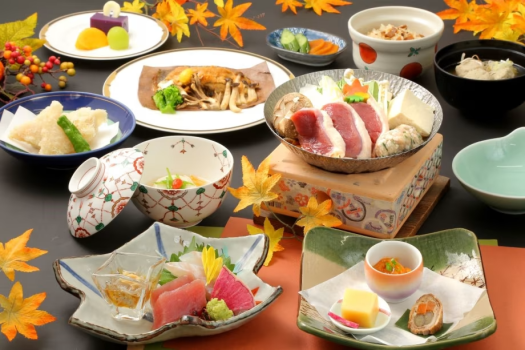 【久慈サンピア日立】スタンダード夕食コース《燦々》2025年秋イメージ（2025/09/01～2025/11/30）
