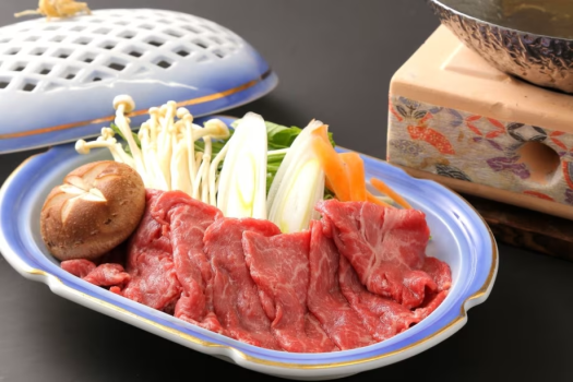 【久慈サンピア日立】焜炉│常陸牛のしゃぶしゃぶ