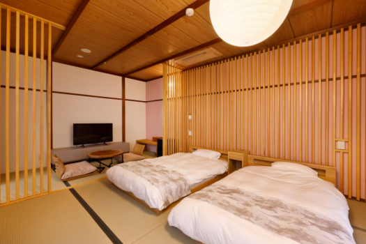 【Two beds + Futon】Toki no Ma（up to 3 guests）pet not allowed