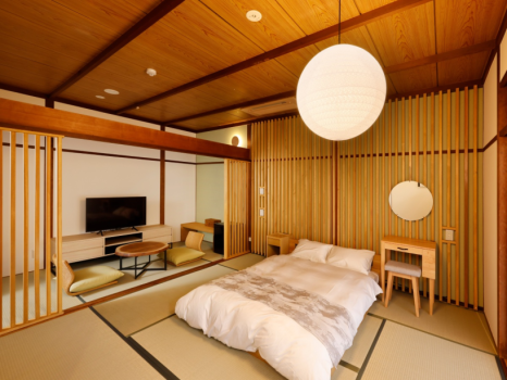 【Large Bed + Futon】Keyaki no Ma（up to 3 guests）pets allowed
