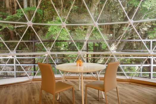 【No Smoking】 Glamp D（up to 6 guests）pet not allowed  [lit-up forest side]