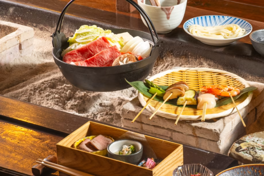 すき焼きプラン…幻の尾崎牛のすき焼きを囲炉裏でお楽しみください