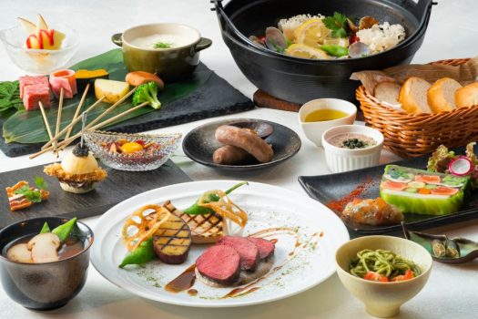 囲炉裏洋食フルコース　1