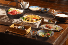 すき焼きプラン…幻の尾崎牛のすき焼きを囲炉裏でお楽しみください