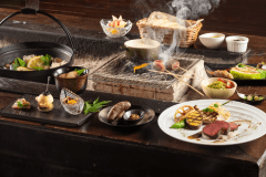 囲炉裏洋食フルコース