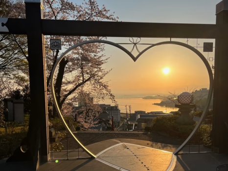 愛染寺からの日の出