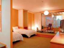 【露天風呂付客室一例】※単独ベットor和ベットは選べません※露天風呂は沸かし湯です