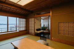 ≪禁煙≫【幻想的な湖を望む】源泉100％！露天風呂付き和洋室（和室12畳+洋室ツイン）