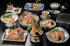 *【夕食一例】活蟹会席 *【夕食一例】活蟹会席