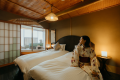[Open-air hot spring bath with choice of Hokuriku local beer] Enjoy a luxurious trip with beautiful illuminated swans from your room