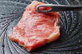 新感覚のボナリ名物「黒毛和牛＆麓山高原豚の焼きしゃぶ」