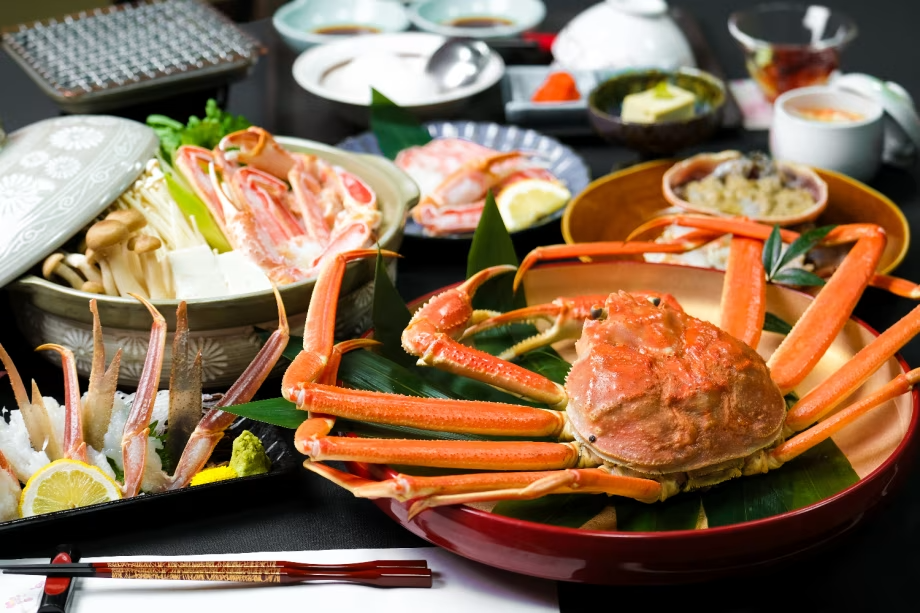 ◆活きかにフルコース◆蟹尽くし♪ゆで・刺し・焼き・鍋・雑炊が勢揃いのフルコース☆ ◆活きかにフルコース◆蟹尽くし♪ゆで・刺し・焼き・鍋・雑炊が勢揃いのフルコース☆
