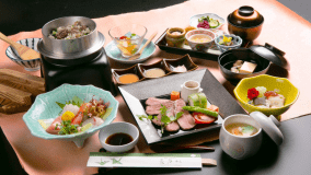 【あわら温泉140周年記念】～彩会席～鮑の踊焼きがメインの会席プラン【リーズナブル】