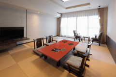 【禁煙】モダンで上質なくつろぎ空間【和モダン客室　布団】