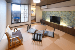 【禁煙】【お篭り風呂付】　和モダン客室【１５畳　布団】