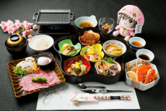 【小梅ルーム】芦原小梅ちゃんコラボ　第四弾　サマーバージョン　福井の魅力満載小梅御膳プラン【一泊二食付】