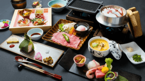 ～結会席～焼きしゃぶと福井の美味しい食材がメインの会席プラン