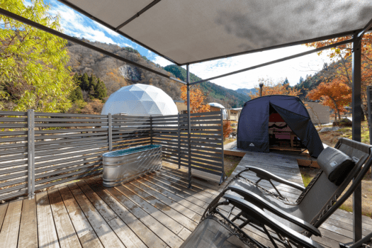 [仅限 12 月至 2 月] 带帐篷桑拿的 Cocoon 帐篷