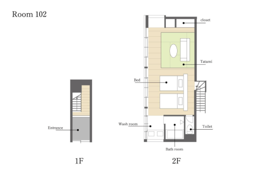 [Toshiyoshiya] 102 /Suite and main street View（Non smoking）