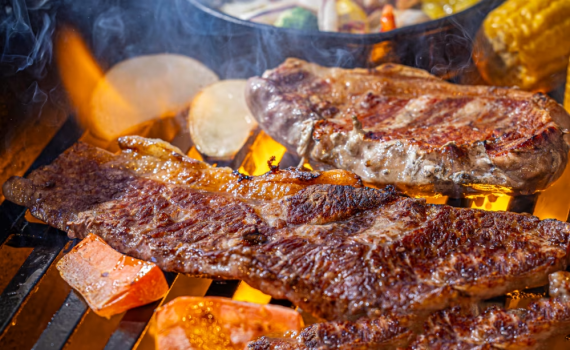 【期間限定】手軽に贅沢✨カジュアルBBQ～お肉3種盛り＆ぷりぷり海老と野菜のアヒージョを堪能～＜1泊2食＞