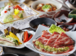 夏季特選創作会席：国産牛陶板焼き　香味野菜と共に