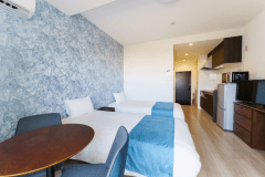 部屋設備は、旅先の拠点や長期滞在利用に活用しやすい設計です。