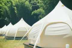 【ロータスベルテント(2ベッド)】ダイニングデッキ&テントサウナ 【ロータスベルテント(2ベッド)】ダイニングデッキ&テントサウナ