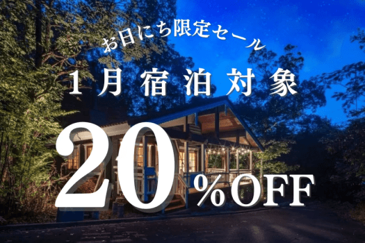 冬のお得旅★20％OFF【1月限定】