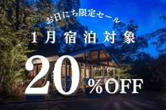 冬のお得旅★20％OFF【1月限定】