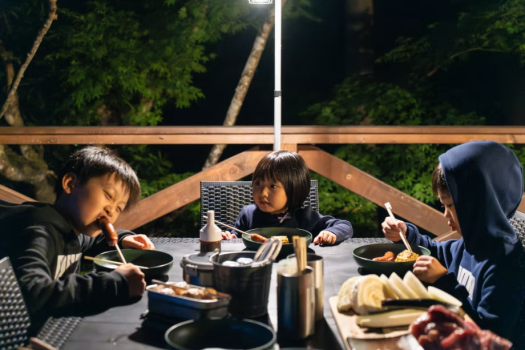 【一泊二食＆温泉つき】 はじめてのアウトドアでも大丈夫！自然の中で楽しむ「スタンダードプラン」