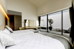 【デラックスツイン│屋外ジャグジー付】［38平米］