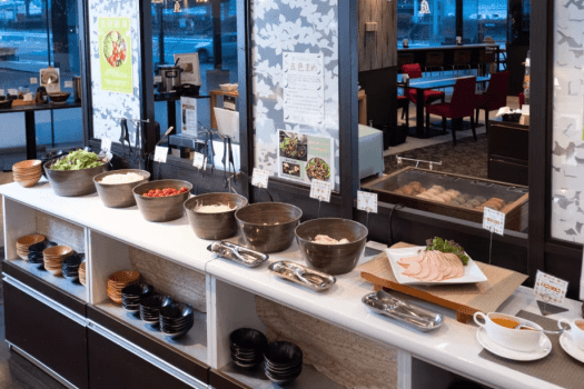 朝食バイキング