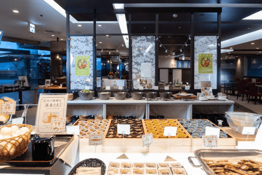 朝食バイキング