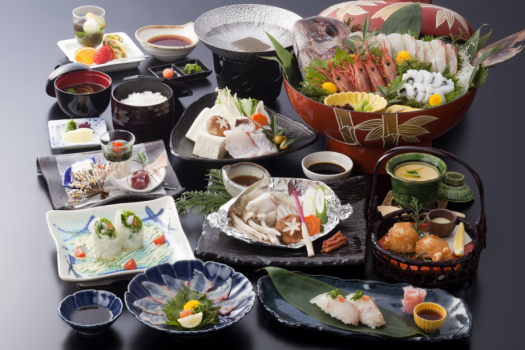 【くえ】冬の味覚を堪能！冬の旬会席♪　料理が選べる二食付きプラン
