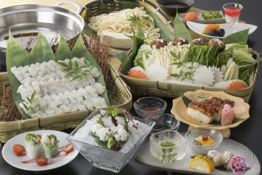 【はも】夏の味覚を堪能！夏の旬会席♪　料理が選べる二食付きプラン