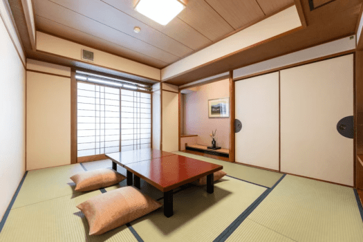 Japanese Style Room with a Night View