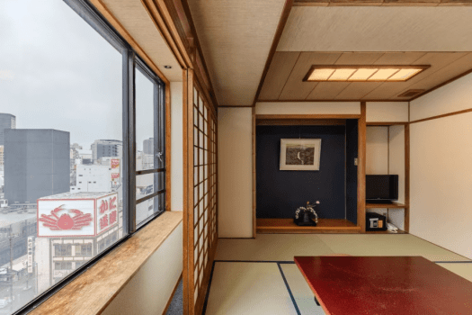 Japanese Style Room with a Night View