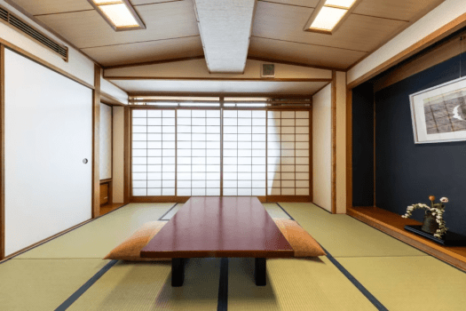 Japanese Style Room with a Night View