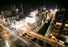 5樓以上指定靠道頓堀河的客房