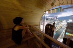 【朝食付／プライベートサウナ】大阪ミナミを一望する贅沢なルーフトップサウナ体験プラン