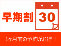 【禁煙】デラックスシングル　早期割30日前まで
